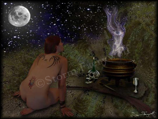 "The Conjuration" ©2003 Storm Faerywolf