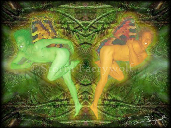 "FaeryBoys" ©2001 Storm Faerywolf